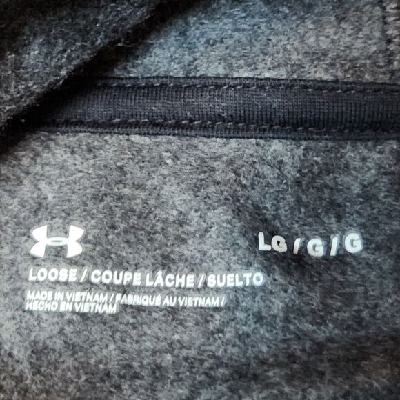 Under Armour Hoodie – Women’s Large, Black w/ White Specs, NWT - Picture 5 of 9